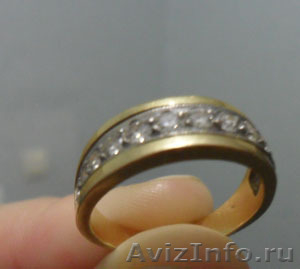 Золотое кольцо с бриллиантами - Изображение #1, Объявление #78995