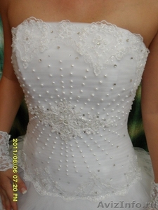 Продаю СРОЧНО свадебное платье французская модель 2011 года - Изображение #2, Объявление #461562
