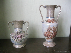 Высокая керамическая ваза для цветов - Изображение #1, Объявление #532953