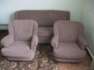 Диван серый с двумя креслами - Изображение #1, Объявление #659958